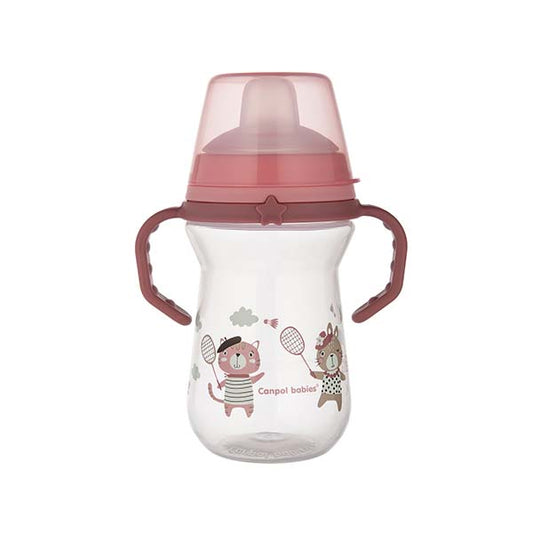 Canpol babies Cana cu Cioc de Silicon 250ml Bonjour Paris, 56/613_pin [ps:cc93e655-1e19-4169-81c3-ed88418c5f21]