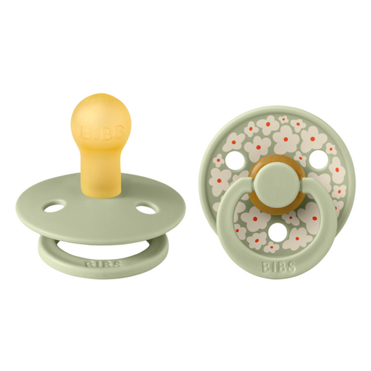 Set 2 Suzete BIBS Colour Studio Flower Latex, 6m+, Sage - Sage [ps:b1e9f6d4-9bdd-46db-beba-451356b987c0]