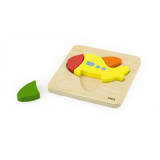 Puzzle din lemn - avion [ps:bb1422d1-c46b-43f5-999f-fd1960eddea4]
