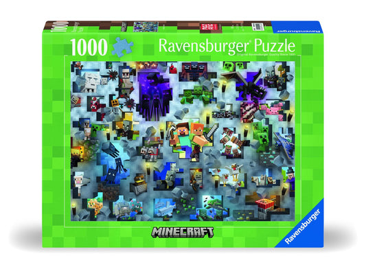 Puzzle Minecraft Mobs 1000 piese Ravensburger - Default Title [ps:723d0f25-b0a9-46df-be95-f25b702fd145]