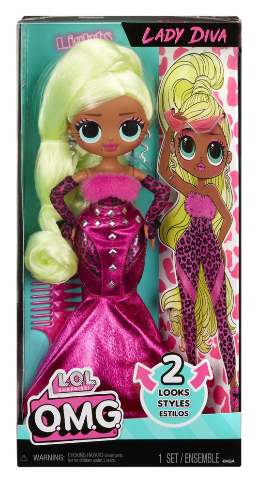 L.O.L. SURPRISE! OMG NEONLICIOUS PAPUSA FASHIONISTA CU - Lady Diva [ps:58f23f63-3ae5-4c8f-b8b9-6d9660f065c6]