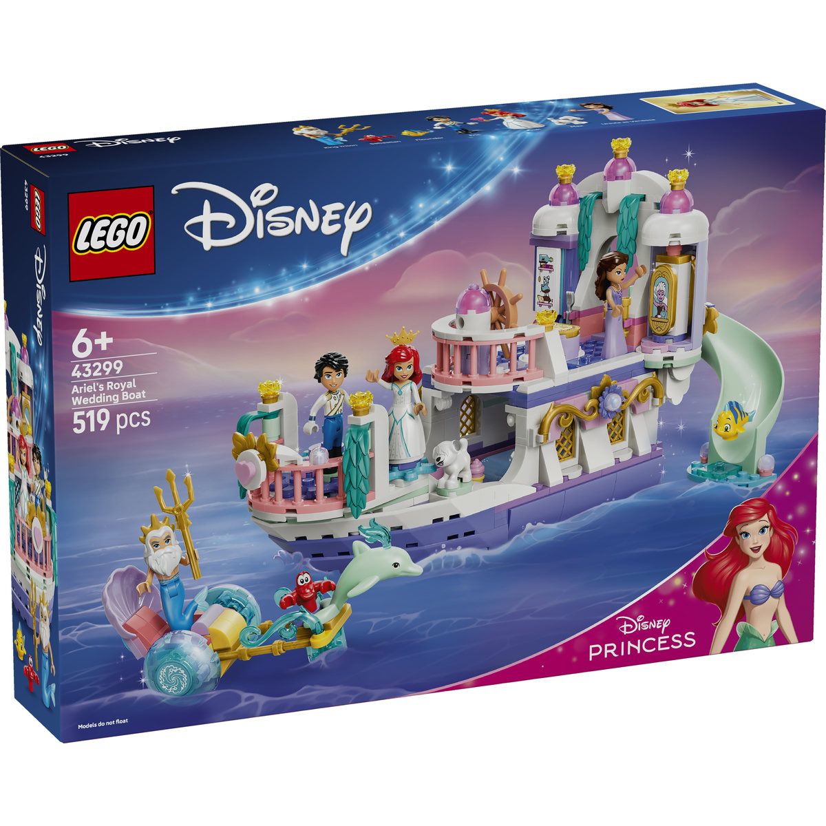 LEGO Disney Princess Barca Nuntii Regale Ariel 43299 - Default Title [ps:d4431c2d-7732-4a57-afbe-27d5701047da]