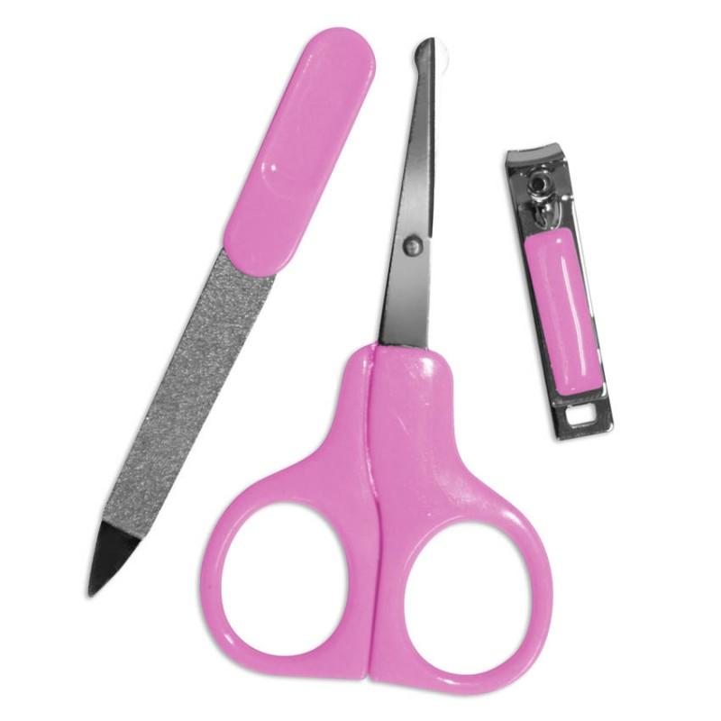 Set Manichiura Bebe Lorelli, 3 Piese, Alb - roz [ps:14cf4184-44d5-4f72-9053-84f90bfb75f8]