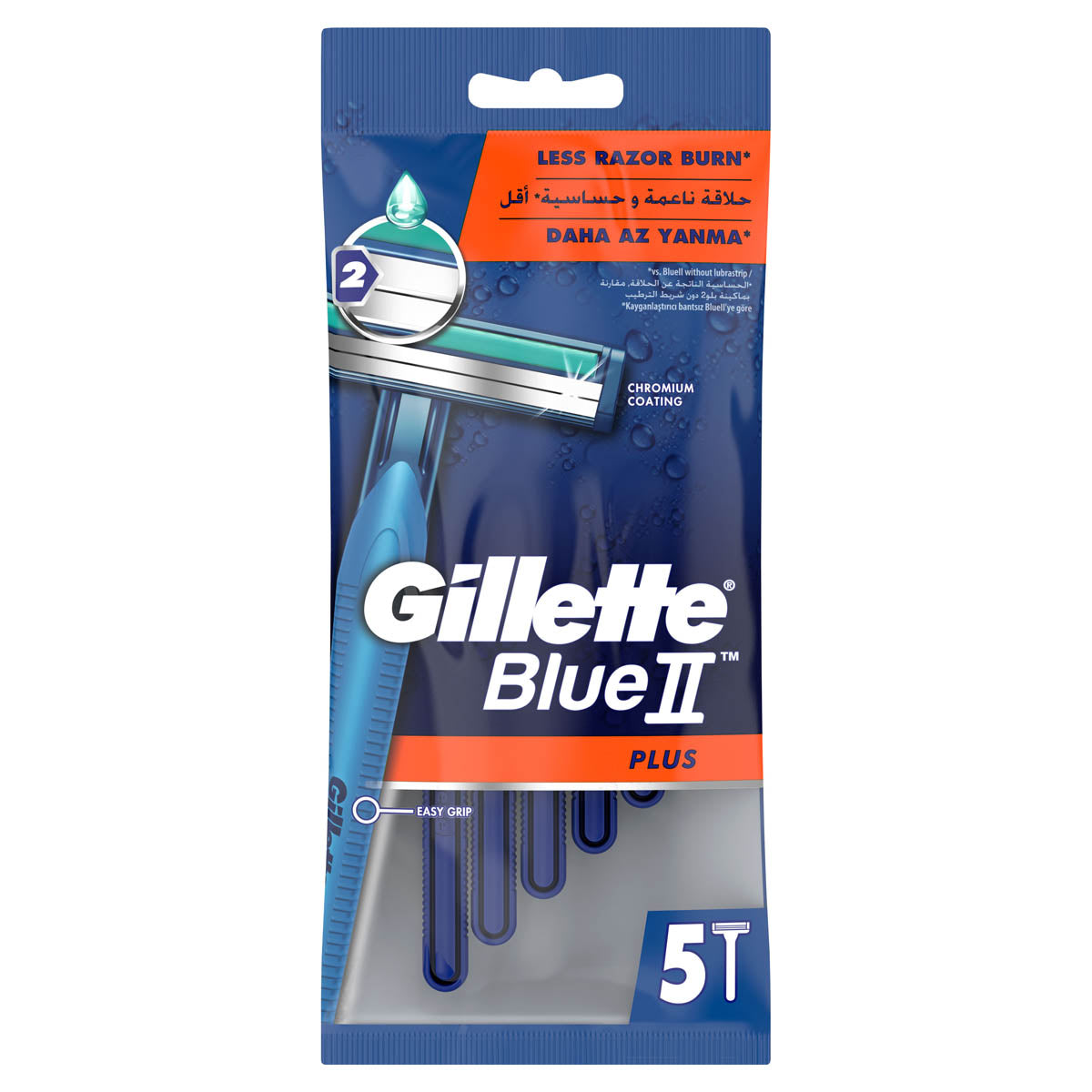 GILLETTE Blue II Plus Ultragrip, aparat de ras, 5 buc [ps:7ab0a11e-e911-4eb3-9ca3-1567e30a5fe8]