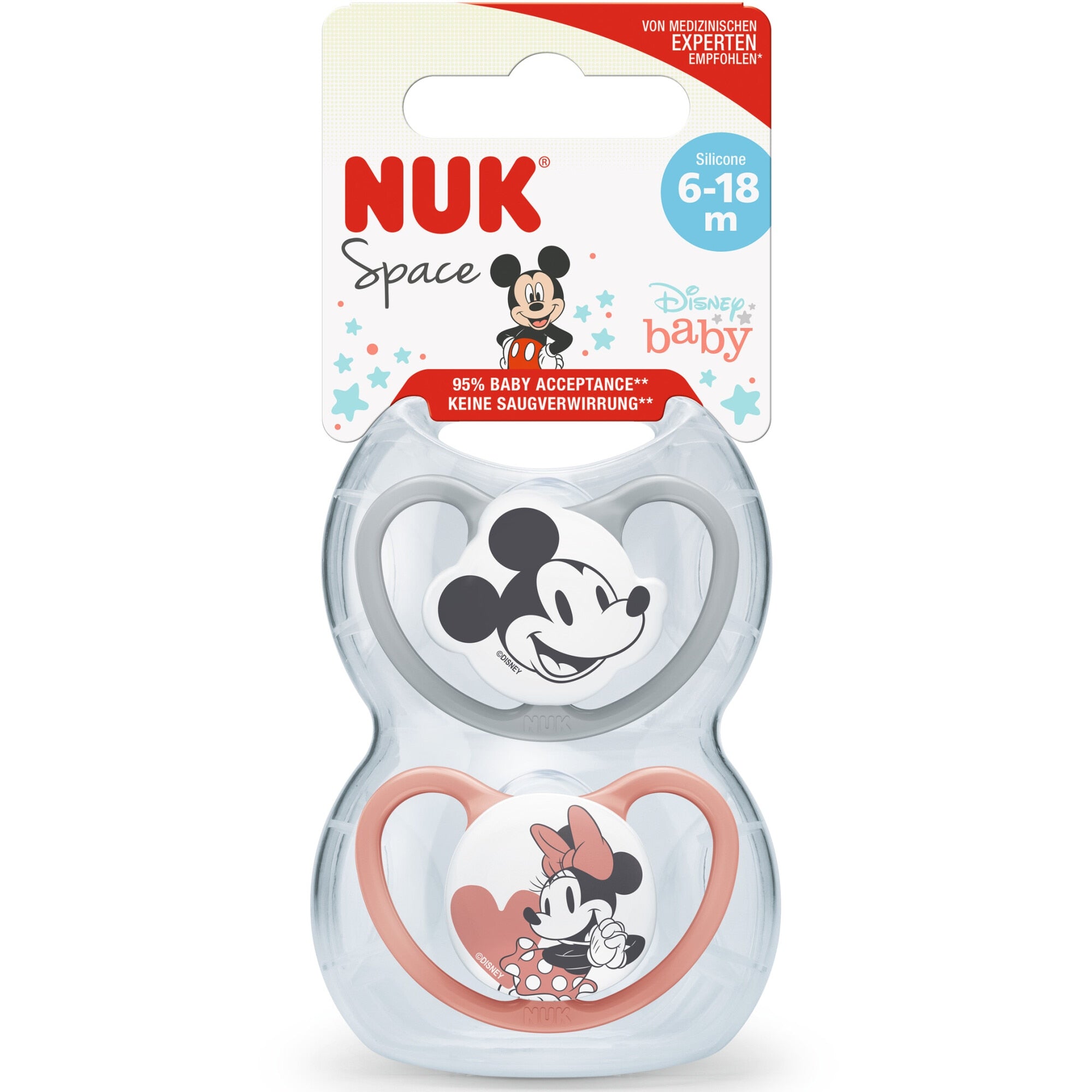 NUK SUZETA PM AIR DISNEY MICKEY GRI M2(6-18L) 2BUC - Default Title [ps:d5d32c25-f12d-48dd-9a77-12be5046f4ca]