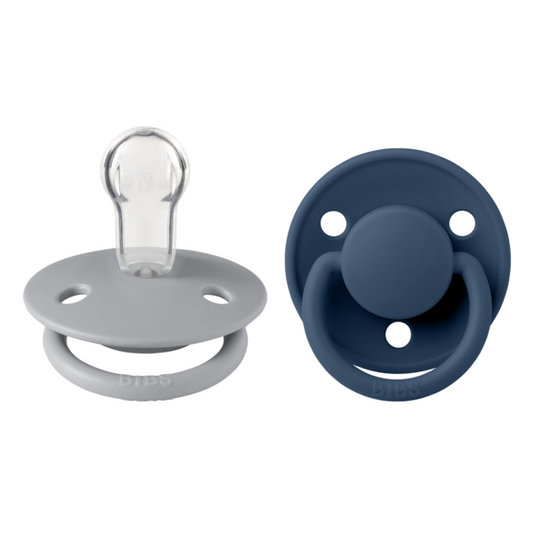 Set 2 Suzete BIBS De Lux Silicon, Tetină Rotundă - - Default Title [ps:9468b387-6c03-4a7e-aeab-f562550ed49f]