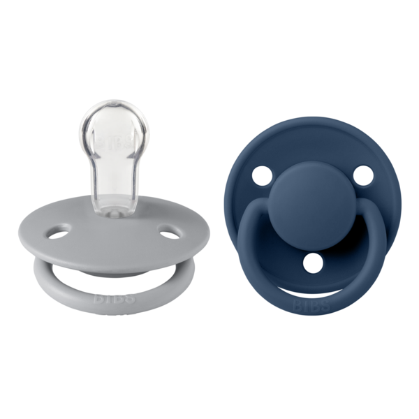 Set 2 Suzete BIBS De Lux Silicon, Tetină Rotundă - - Default Title [ps:9468b387-6c03-4a7e-aeab-f562550ed49f]