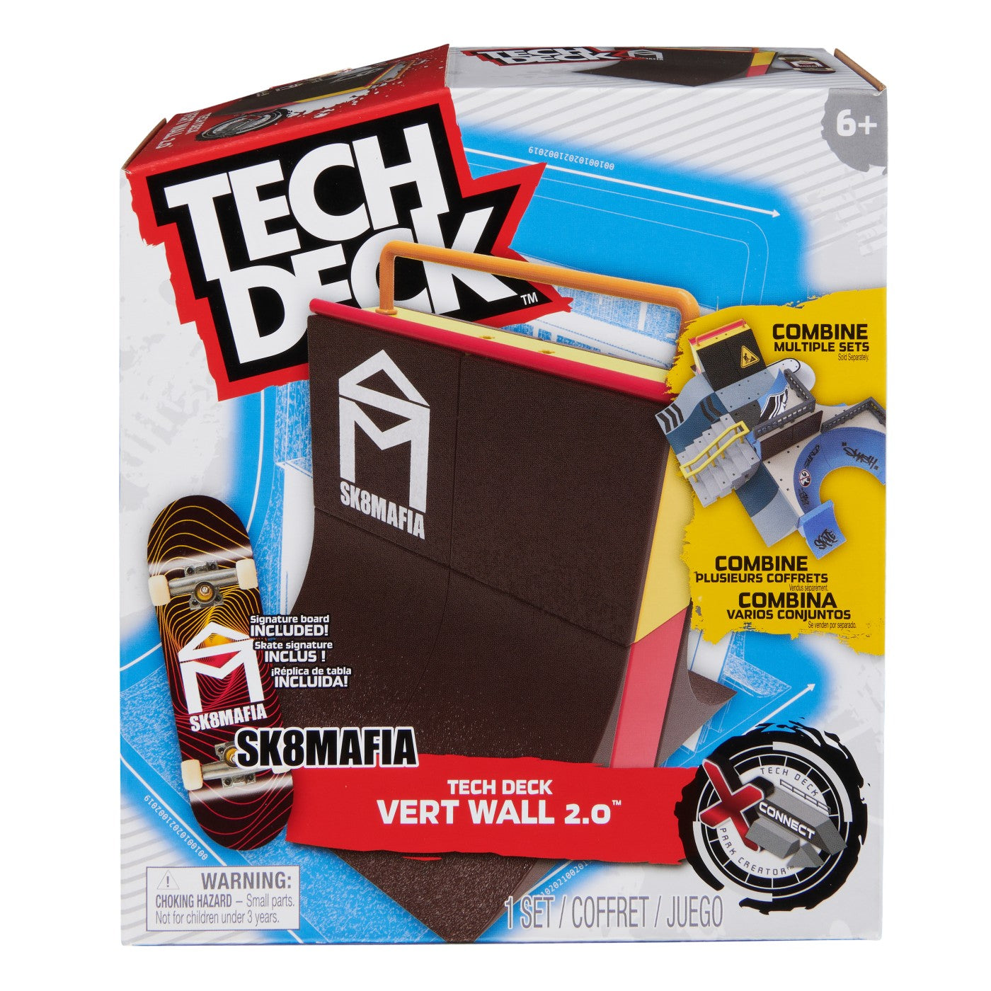 TECH DECK X-CONNECT PACHET SK8MAFIA VERT WALL Spin Master - Default Title [ps:427209d6-c0b1-4000-a25b-eb839ee2c1c0]