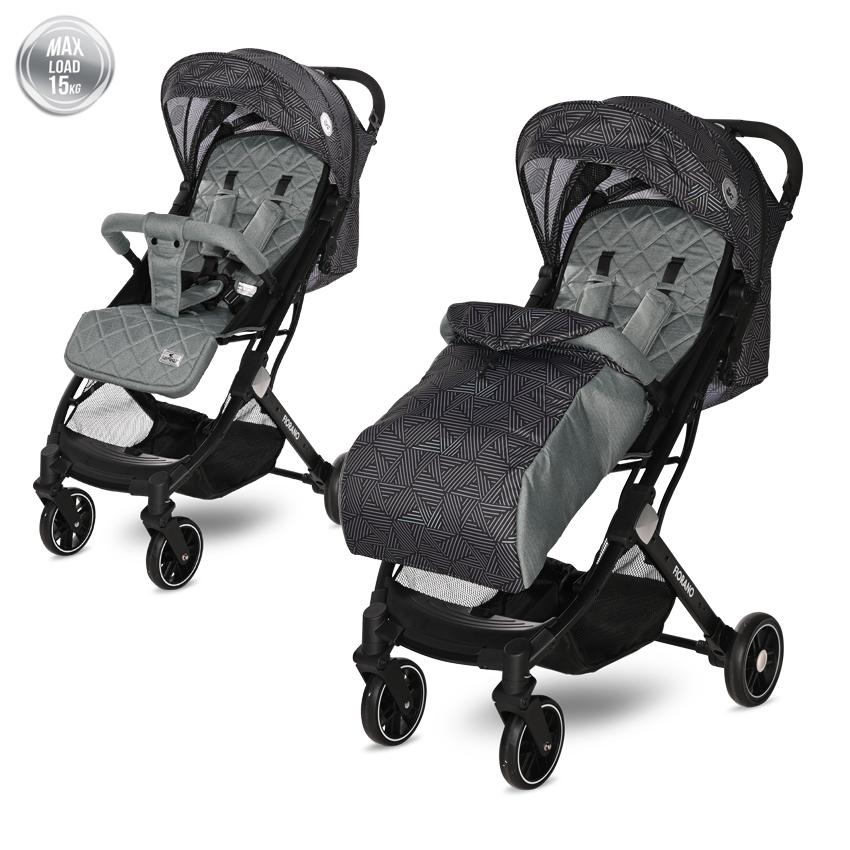 Cărucior Lorelli Fiorano Trooper Gri, 0 luni - 3 ani - gri trooper [ps:d9682351-d70c-40bc-87ab-20f6f44ac608]