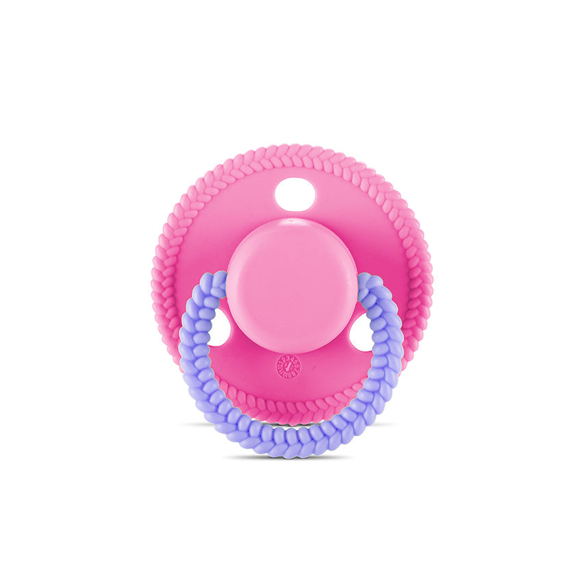 Suzetă Lorelli Rotundă, Silicon Moale, 0 luni+, Blue - Pink [ps:3faf9f82-12fd-4945-bf9b-72a4946cb142]