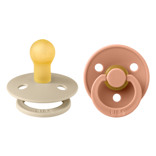Set 2 Suzete BIBS Colour Latex, Tetină Rotundă, 0 luni - Default Title [ps:6e0a477e-b560-4365-a61d-c1540424d086]