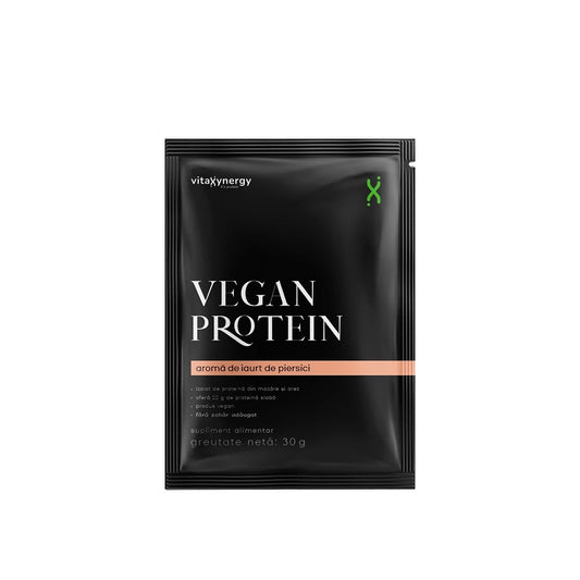 VITAXYNERGY Piersica si iaurt, pudra proteica, monodoza, 30 g [ps:023820eb-3e7c-4481-98f5-413173b22c24]