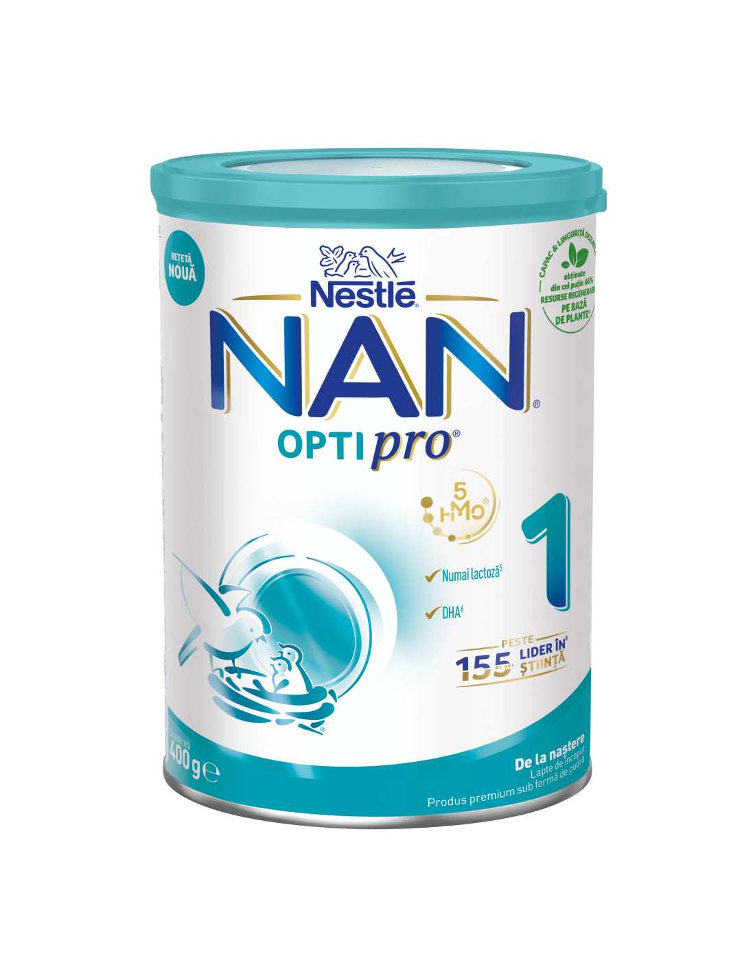 NESTLE NAN Optipro 1 HM-O, formula speciala lapte praf, premium de inceput de la nastere, 400 g [ps:ab7c541e-e874-4dcc-940b-58b0a210b3cc]