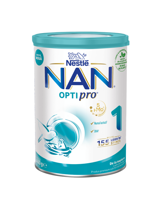 NESTLE NAN Optipro 1 HM-O, formula speciala lapte praf, premium de inceput de la nastere, 400 g [ps:ab7c541e-e874-4dcc-940b-58b0a210b3cc]
