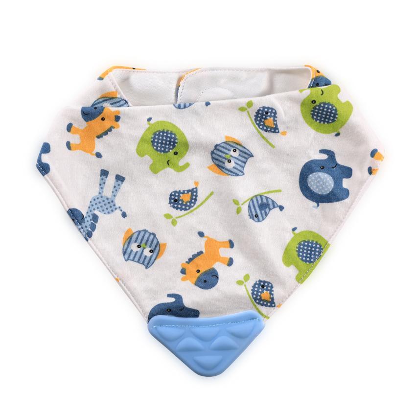 Bavetă Bandana cu Jucărie Dentiție Lorelli, Pink - Albastru [ps:37707e78-22a6-4a0a-9b58-803e15013773]
