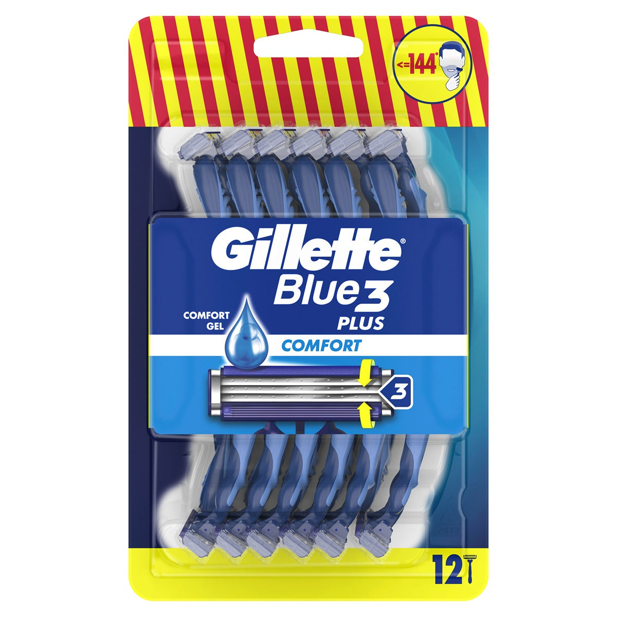 GILLETTE Blue III Comfort regular, aparat de ras, 12 buc [ps:3e0fb4fa-8c65-4f21-8d9a-803ec23efe1e]