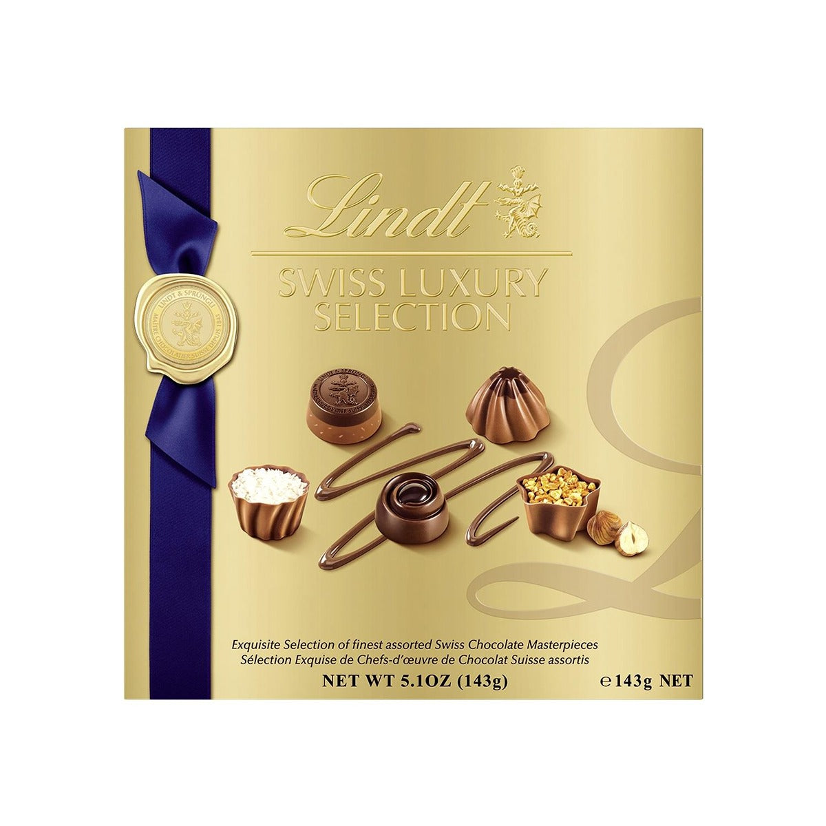 LINDT Swiss Luxury, praline, asortate, 143 g [ps:7e67f959-9346-4396-ade8-7af650ba1fbf]
