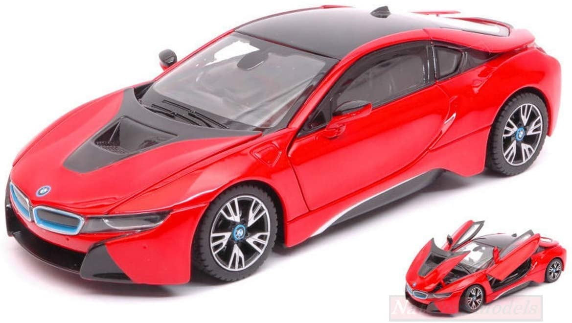 MASINUTA METALICA BMW I8 ROSU SCARA 1 LA 24 [ps:684f6cce-679b-42bd-b9d1-e25c010add9e]