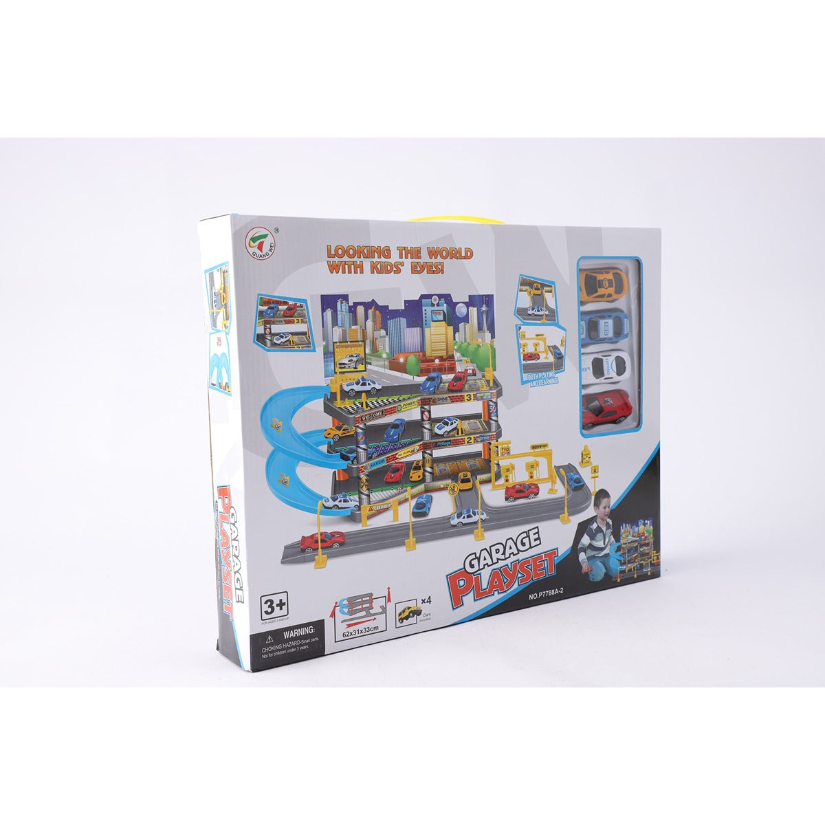 INTERAKTIVNA ZABAVA Set 4 masinute si parcare, set de joaca [ps:5cfb9987-5cca-45ff-8d22-a2612e6a4dfe]