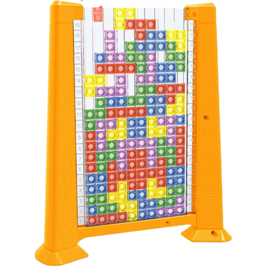Joc Inteligență Tetris Tangram Flippy, 70 Piese, Montessori - Galben [ps:10b70ed8-a9cd-441f-846f-78fc7cfab2af]