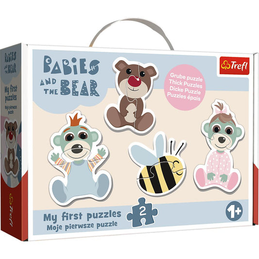 Puzzle Trefl Baby Clasic Bebeluși și Ursulet | Jucărie Copii - Default Title [ps:eea28b3c-0546-4c92-aaf2-3d933b0502a1]