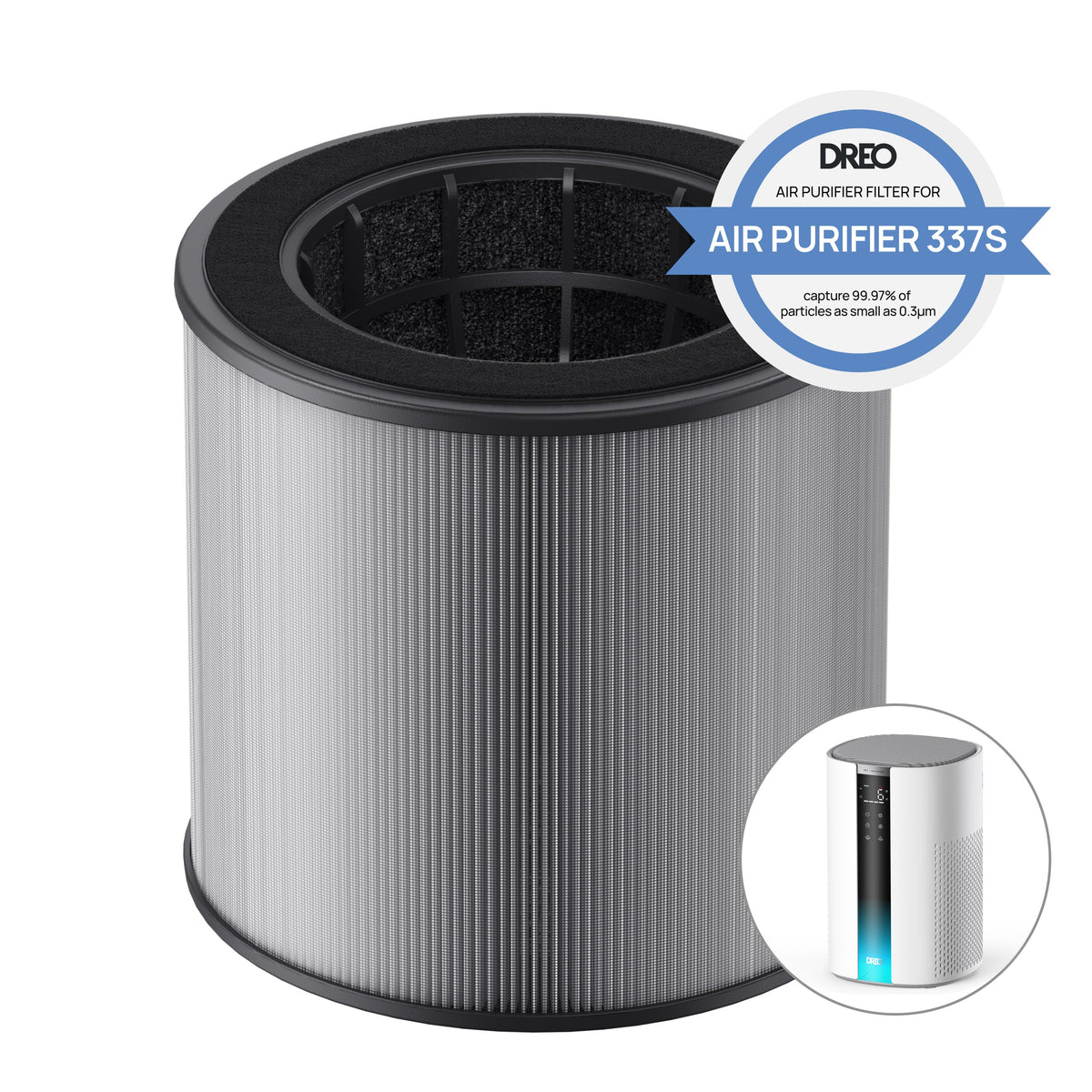 Filtru Dreo DR-HPA038 pentru Purificator DR-HAP007S, 3-în-1 - Default Title [ps:cf2a13aa-a848-4666-8eff-b48270354e32]