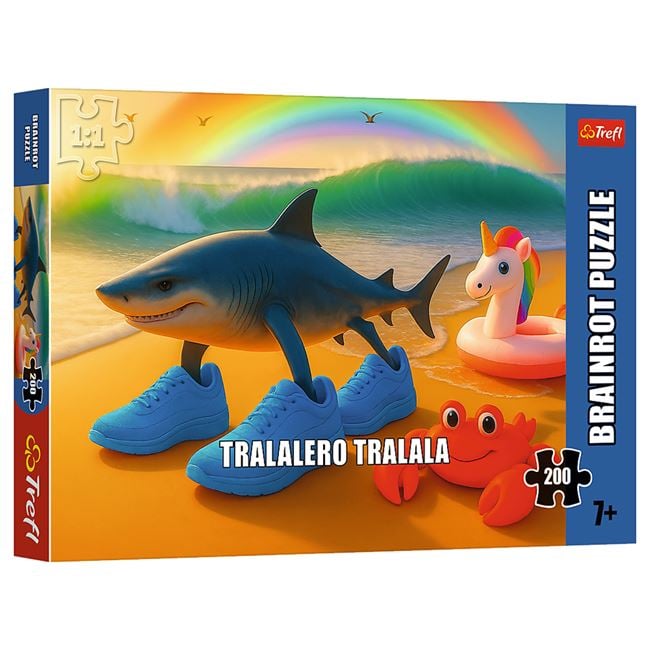 Puzzle Brainrots Tralalero Tralala 200 piese - Trefl/Jumbo - Default Title [ps:137ffb46-0484-4884-a5bd-2ba50dd73b3b]