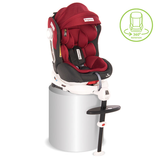 Scaun Auto Lorelli Pegasus, Isofix, Rotativ 360°, Red & - Rosu/Negru [ps:0494ca1b-7139-44b9-9732-43a4d0b6fc56]