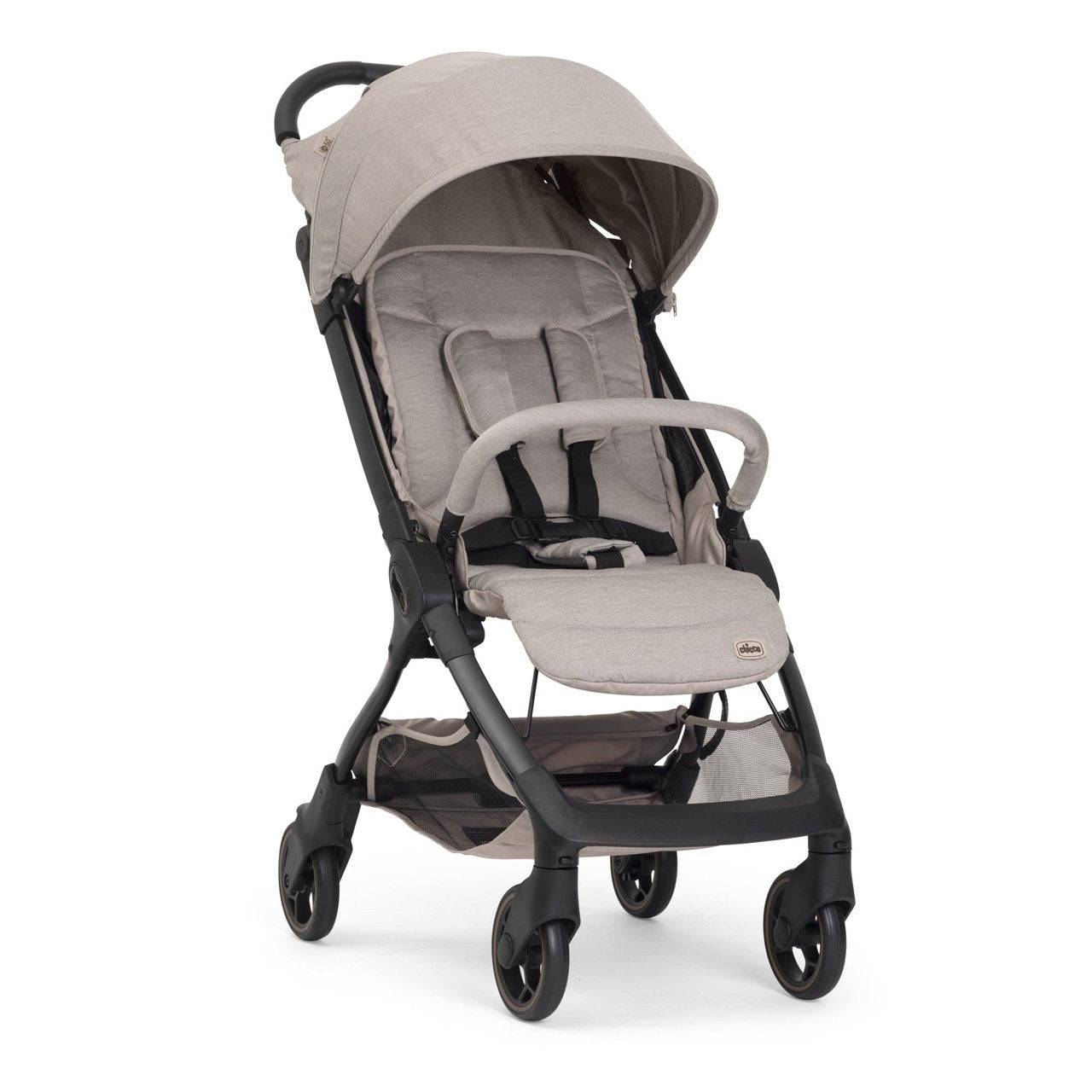 Carucior copii sport Chicco We 2, Pebble (Gri), 0luni+ - Sandshell (Bej) [ps:66424a8d-150c-4913-9fe6-413f01cfa2f8]
