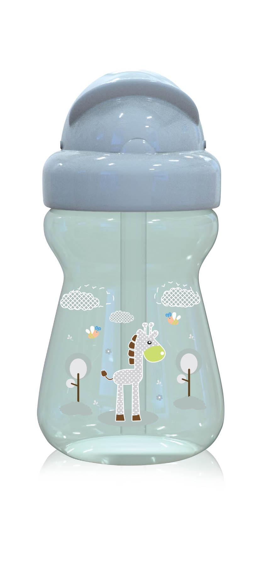 Biberon Sport cu Pai Lorelli Animalute, 325ml, Blue - Verde [ps:8c170dbb-4694-4fa4-9405-940d2ea641de]