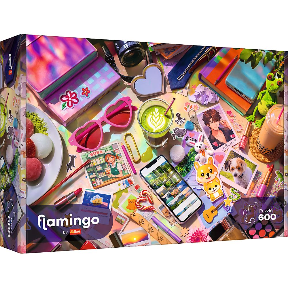 Puzzle Trefl 600 Piese Flamingo - Mica Mea Lume - Default Title [ps:78c9b43d-95a9-494f-be1c-84ffeb857e7c]
