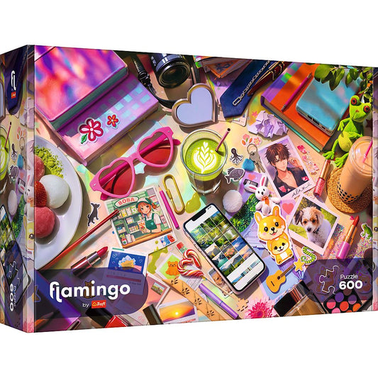 Puzzle Trefl 600 Piese Flamingo - Mica Mea Lume - Default Title [ps:78c9b43d-95a9-494f-be1c-84ffeb857e7c]