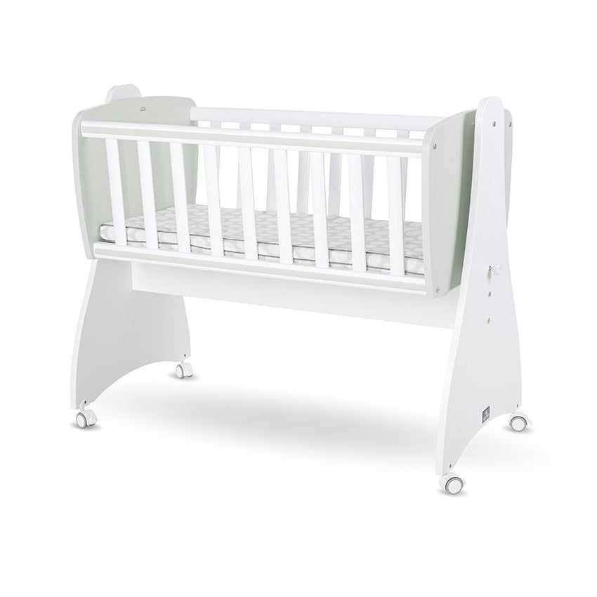 Pat Balansoar Lorelli First Dreams, White, Transformabil - White Milky Green [ps:aeb3fdb2-1290-40f3-8fdc-7ed344dfe05a]