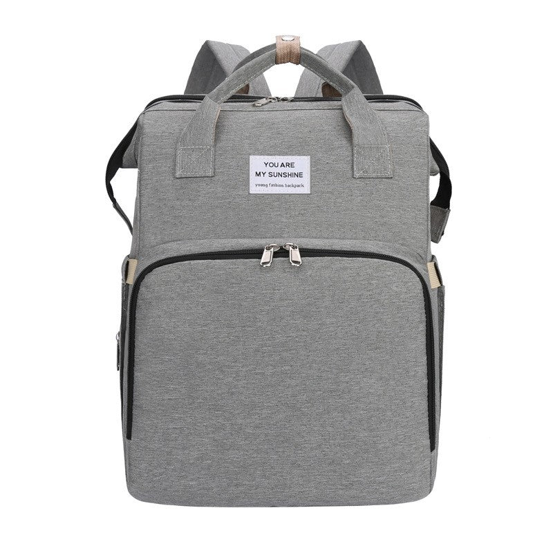 Rucsac Multifunctional Flippy cu Patut Pliabil | infant.ro - Gri [ps:90a434ea-e347-4f81-a7ce-d65131df7c37]