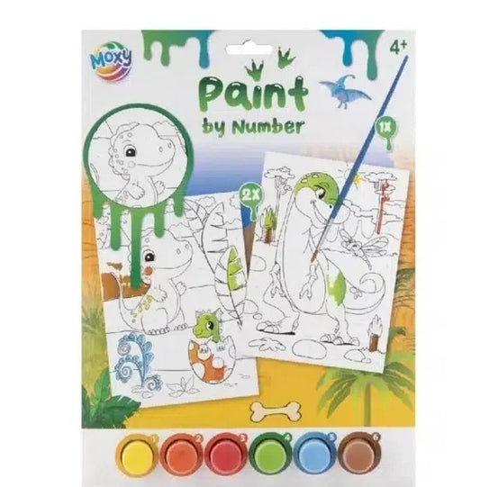 Set Creativ Pictează pe Numere Dinozaur Moxy - Default Title [ps:283e8d28-8752-4996-bd46-7dc0213ec500]