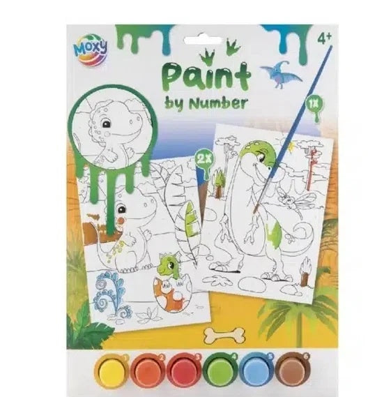 Set Creativ Pictează pe Numere Dinozaur Moxy - Default Title [ps:283e8d28-8752-4996-bd46-7dc0213ec500]