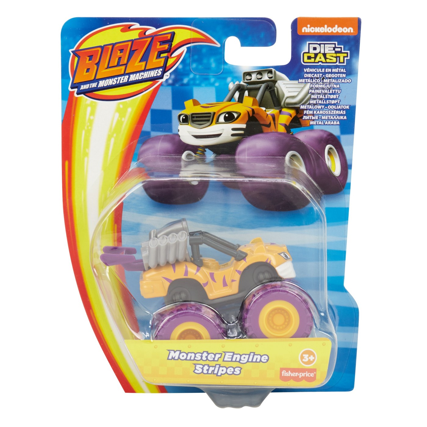 MASINUTE BLAZE DIN METAL FIRERESCUE Mattel - Monster Engine Stripes [ps:bd0e748f-8074-41bf-b36f-29d777eeebce]