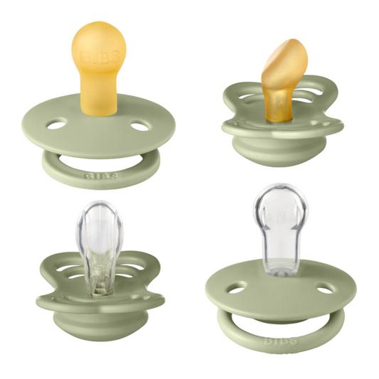 Set 4 Suzete BIBS Try-it Collection 0 luni - Blush - Sage [ps:d1a0deca-0e5c-4afe-bd71-e840a0cbeab1]