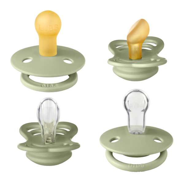 Set 4 Suzete BIBS Try-it Collection 0 luni - Blush - Sage [ps:d1a0deca-0e5c-4afe-bd71-e840a0cbeab1]