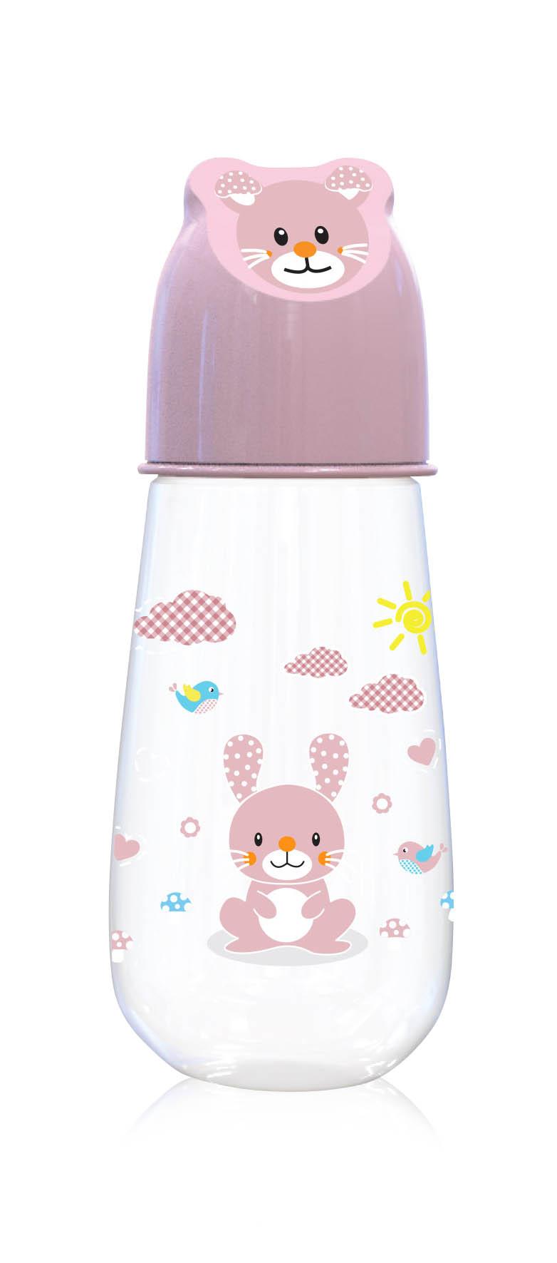 Biberon Lorelli Character Hood Animale, 125 ml, Blue - Roz [ps:dcb21b18-0975-4668-be4d-6258b266772c]