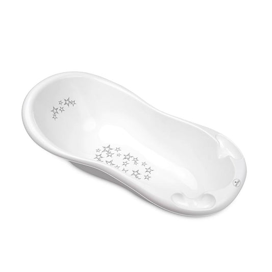Cada de Baie Bebe Lorelli 100 cm, Little Stars Grey - Little Stars White [ps:30ce08b2-a9e1-4ad6-a586-acf692375e7d]