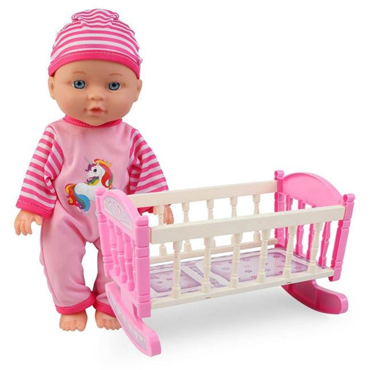 Set Joacă Bebe cu Pătuț Jumbo - Păpușă cu Pijama Unicorn - Default Title [ps:251cb677-4ec4-4bc2-b9df-ea560d65099e]