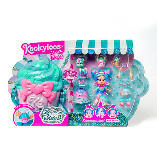 KOOKYLOOS Ice Cream Stars, set de joaca, papusi [ps:a0bba183-e19d-47a7-9e4d-8f220b185ddc]