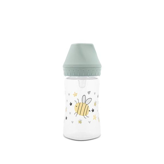 Biberon Lorelli My Friend, Gât Larg, 250ml, Iceberg Green - Iceberg Green [ps:d983d7e0-4ba8-4bb0-b940-5123c228d314]