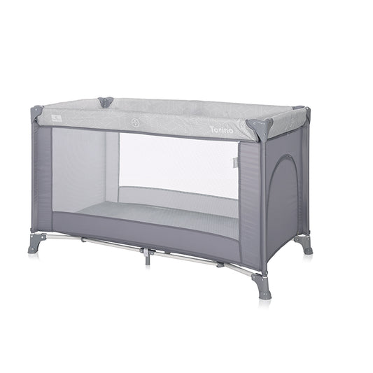 Pătuț Pliabil Lorelli Torino, 1 Nivel, Lemon Curry Floral - Grey Elements [ps:51a2c176-fa46-4704-bc12-08cf1b51bbb6]