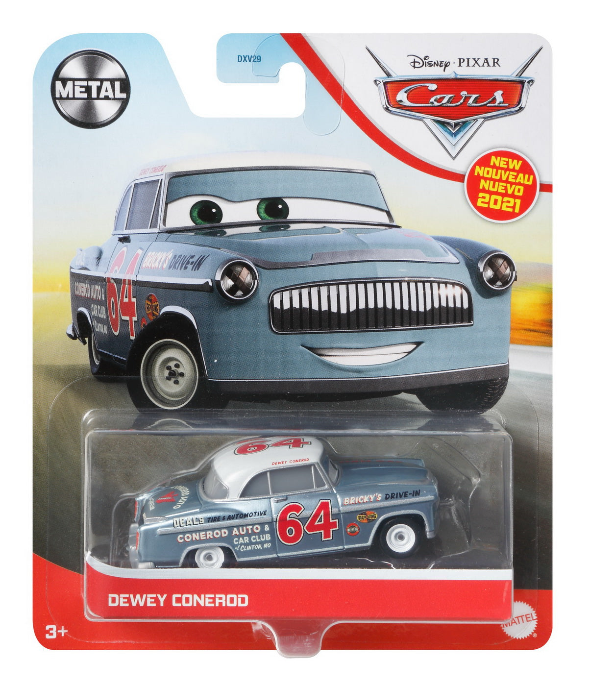MASINUTA METALICA CARS3 PERSONAJUL BRIAN SPARK Mattel - Dewey Conerod [ps:b61d1f6e-38b5-419b-b1ac-e57cc3250a28]