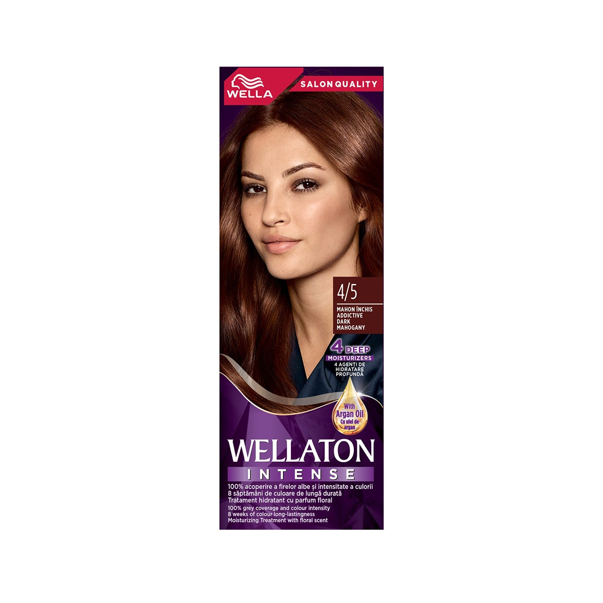 WELLATON Intense, vopsea de par, nuanta mahon inchis, nr 4/5 [ps:fefe12fd-02f9-48a8-99ce-0e4a4852038d]