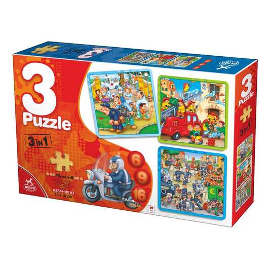 Set 3 Puzzle Meserii D-TOYS - Dezvoltare Copii - Default Title [ps:8ff0dbbe-006a-4286-844d-bd2a62d6cf6e]