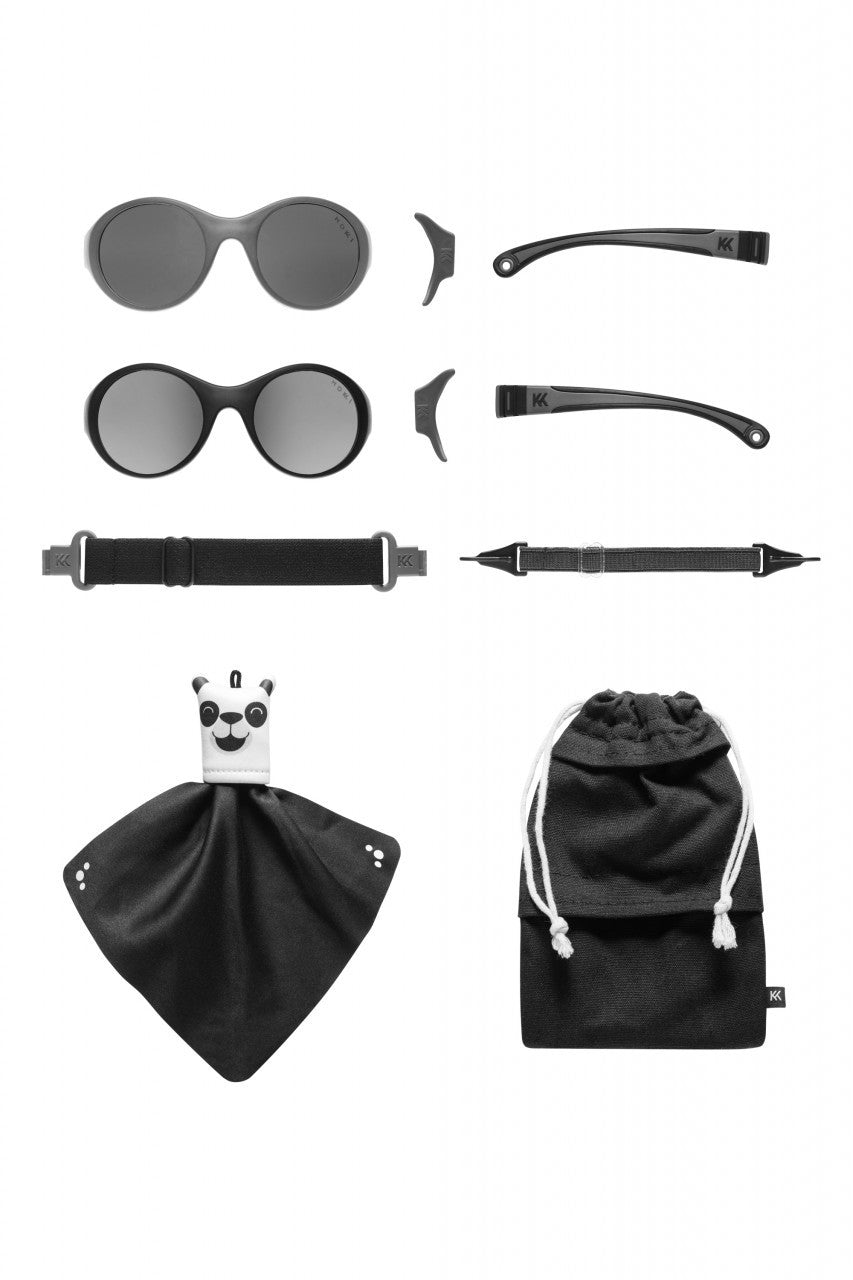 Ochelari de soare pentru copii MOKKI Click & Change, protectie UV, negru, 0-2 ani, set 2 perechi [ps:66a53e74-80d0-4e3b-851a-7d9b5bfec4b8]