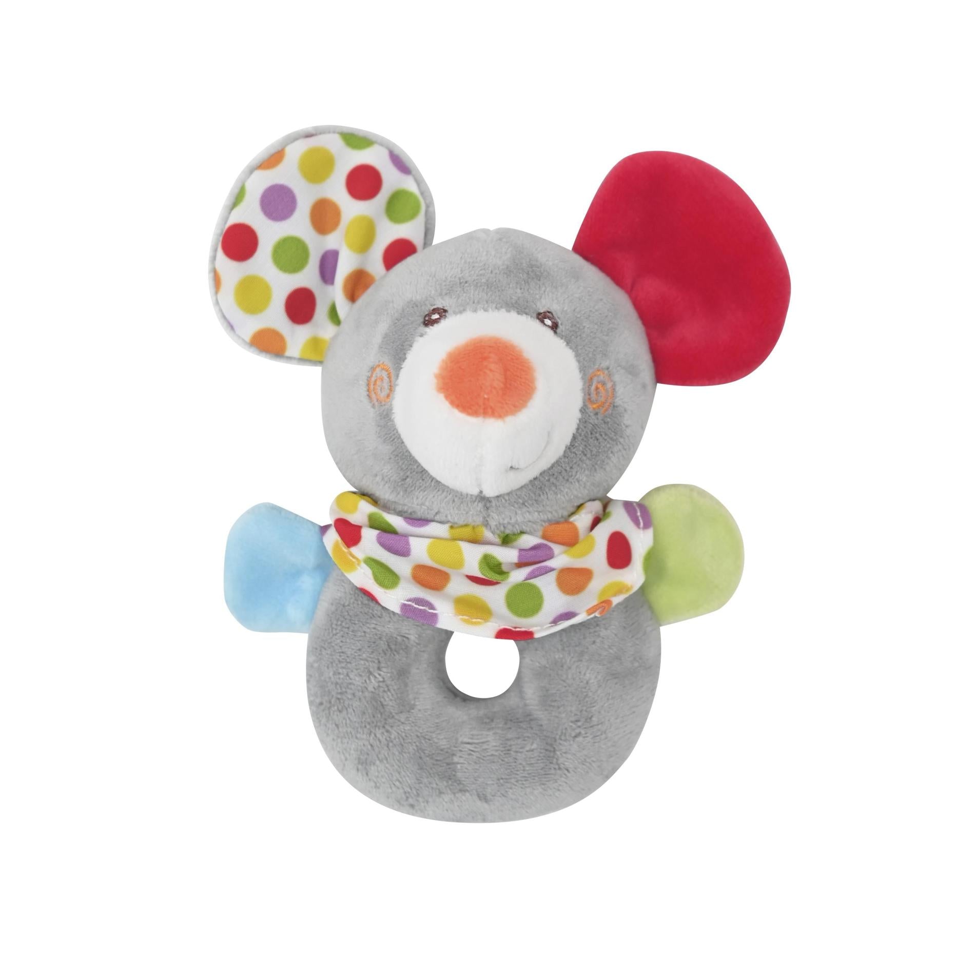 Ursulet de Plus Zornăitor Lorelli Toys, 11 cm, 0 luni+ - Soricel [ps:c238ba8e-889c-4cb5-b04d-1347c1b7c19f]